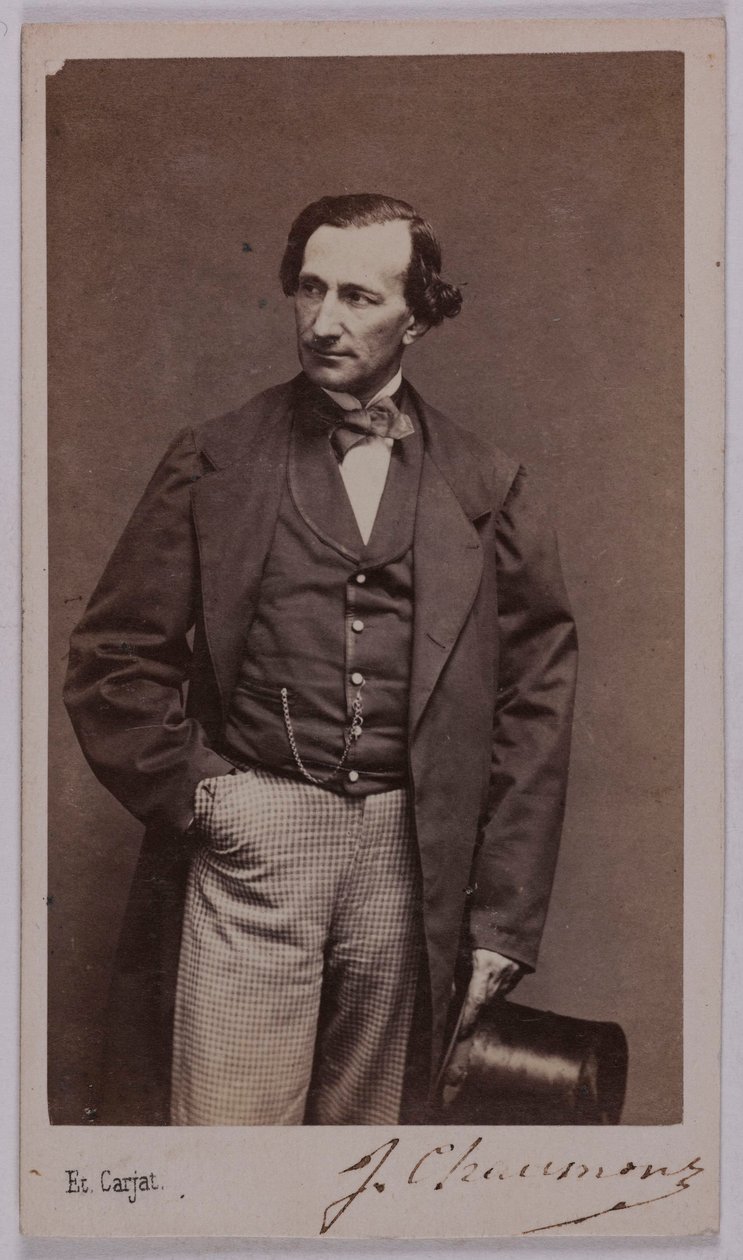 Porträt von Jules Chaumont ( -1866), (Schauspieler) von Etienne Carjat