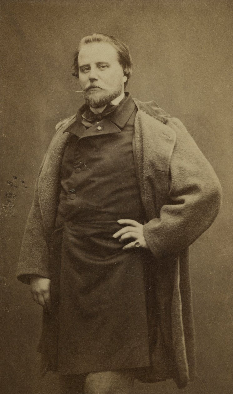 Porträt von Charles Basset (1822-1869), bekannt unter ihrem Pseudonym Adrien Robert. von Etienne Carjat