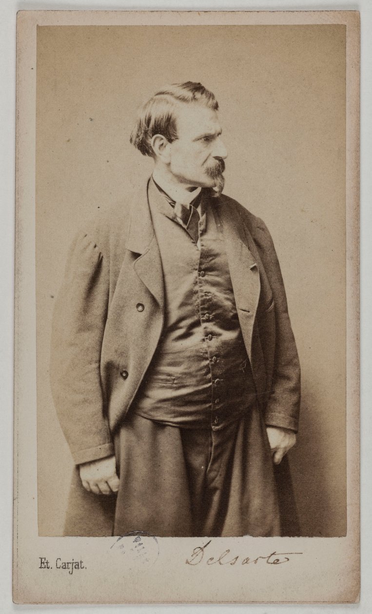 Porträt von François Delsarte, ca. 1870-90 von Etienne Carjat
