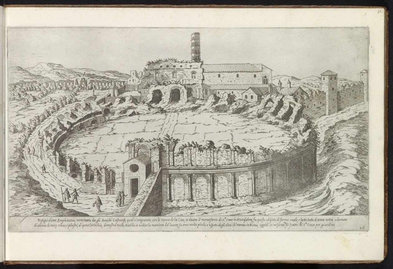 Amphitheatrum Castrense in Rom (Serie) von Etienne Duperac