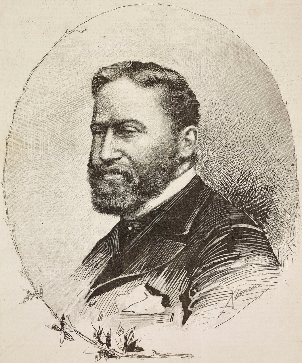 Porträt von Giuseppe De Nittis von Ettore Ximenes