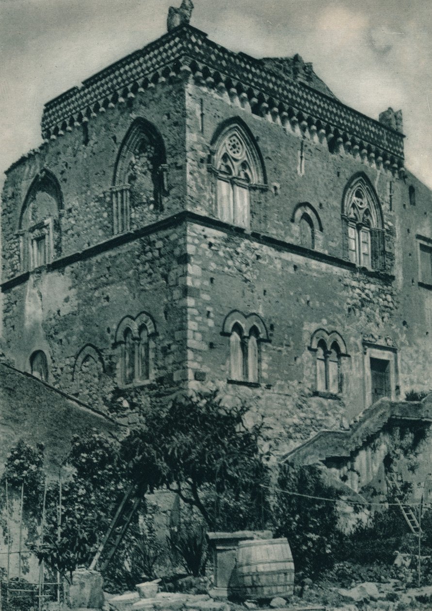 Haus aus der Zeit der islamischen Herrschaft, Taormina, Sizilien, Italien von Eugen Poppel