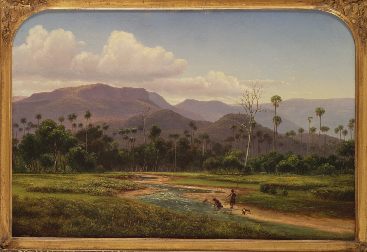 Berglandschaft bei Jamboroo, Victoria, 19. Jahrhundert