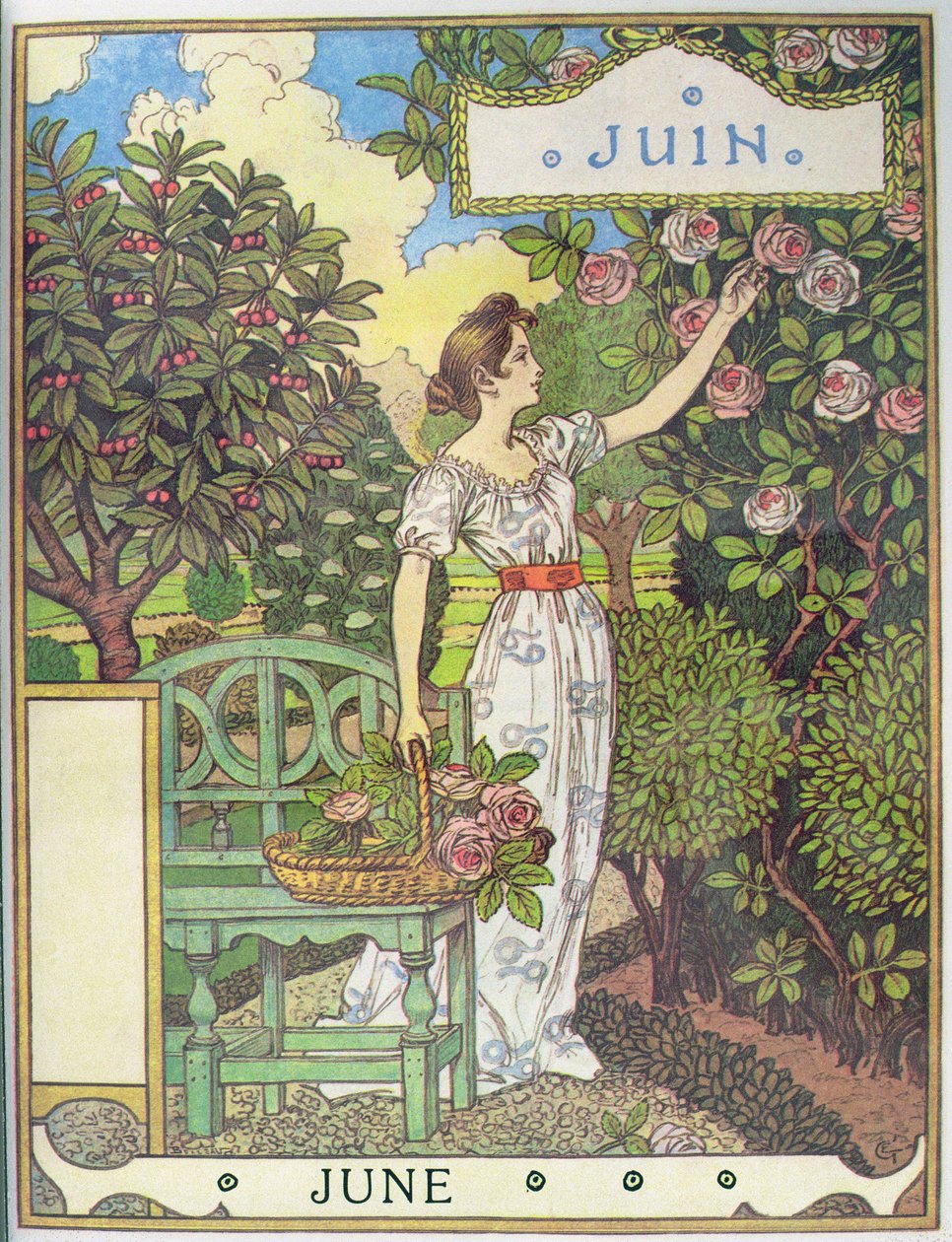 Juni von Eugene Grasset