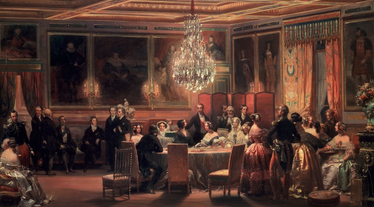Empfang zu Ehren von Königin Victoria im Schloss d