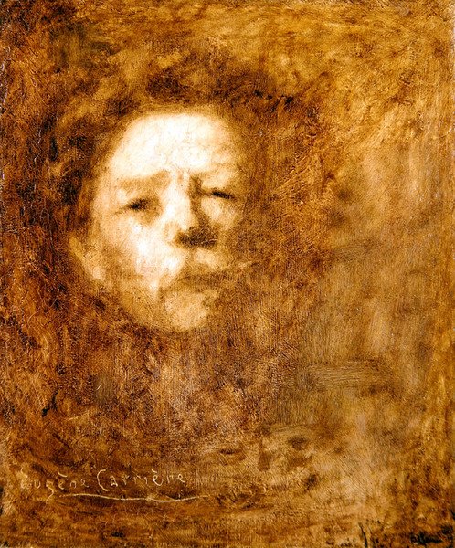Porträt von Eugene Carriere von Eugene (after) Carriere