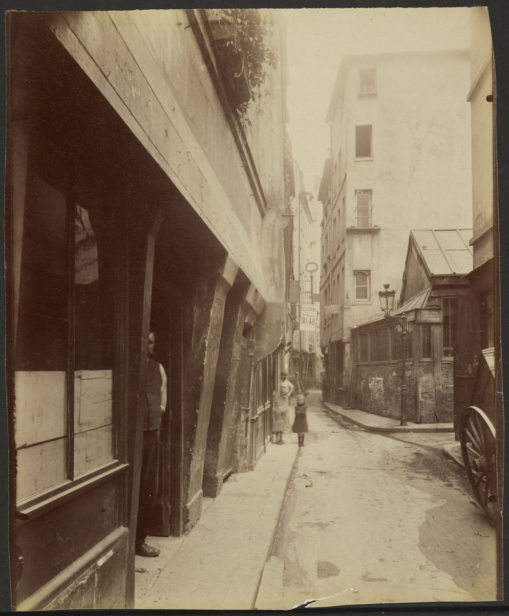 An der Ecke der Rue de Venise, Nr. 14 (4e) von Eugène Atget