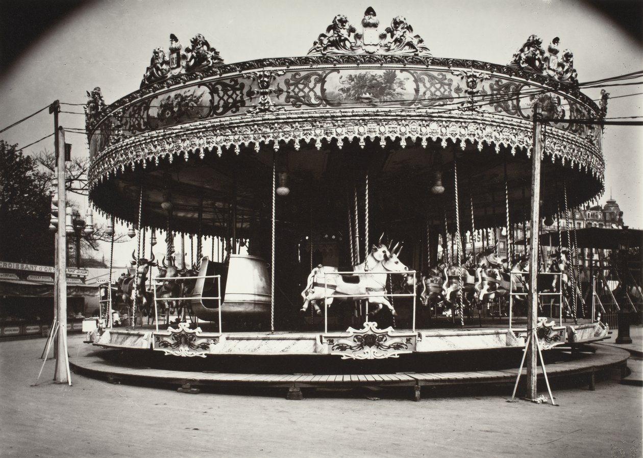Karussell von Eugène Atget
