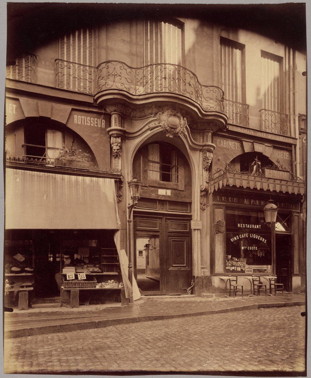 Haus Rue Saint-Jacques von Eugène Atget
