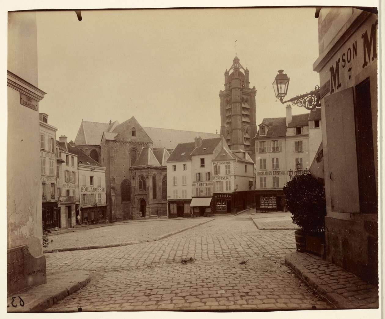 Pontoise, Place du Grand Martroy von Eugène Atget