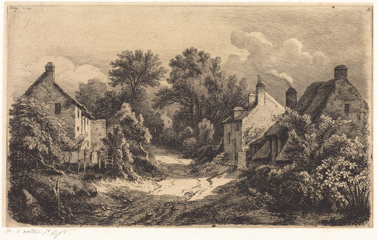 Der Weg nach Garens (The Road to Garens) von Eugene Bléry