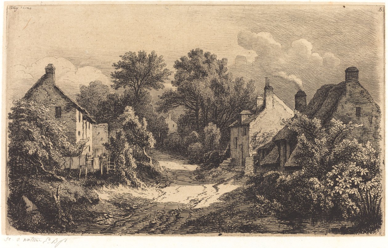 Le chemin de Garens (Der Weg nach Garens) von Eugene Bléry