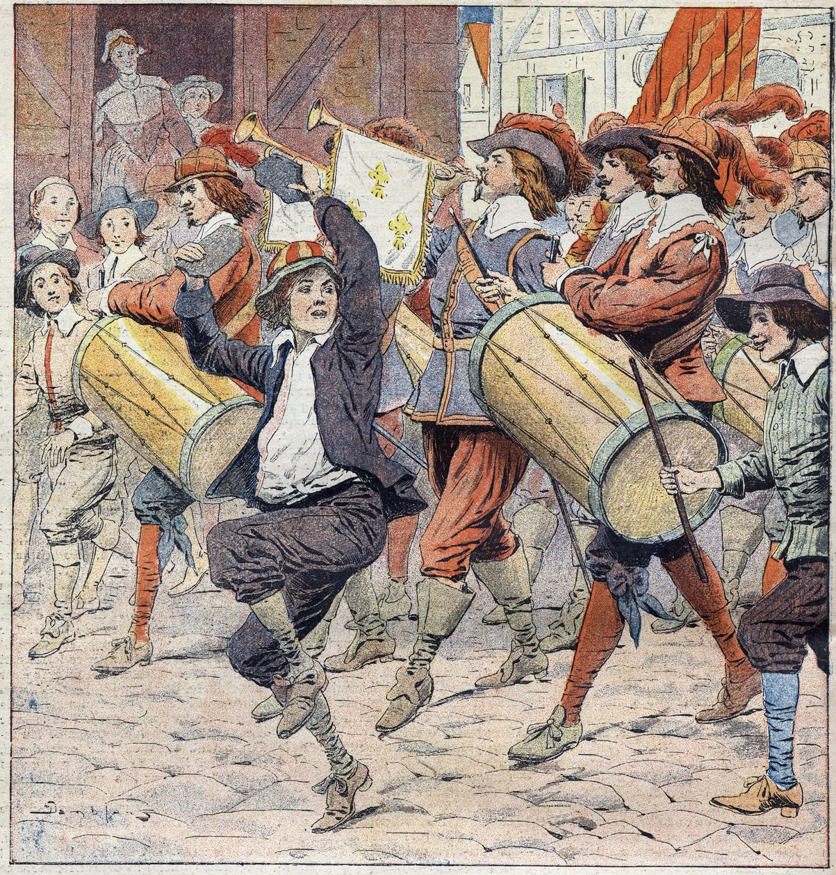 Illustration für "Vingt ans après" von Eugene Damblans