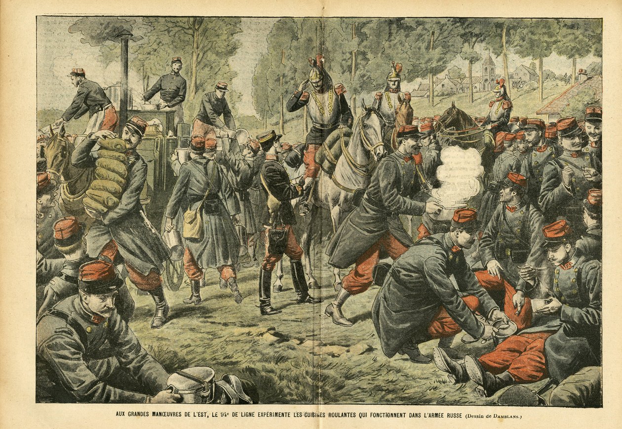 Illustration von Eugene Damblans (1865-1945) in Le Pelerin von Eugene Damblans