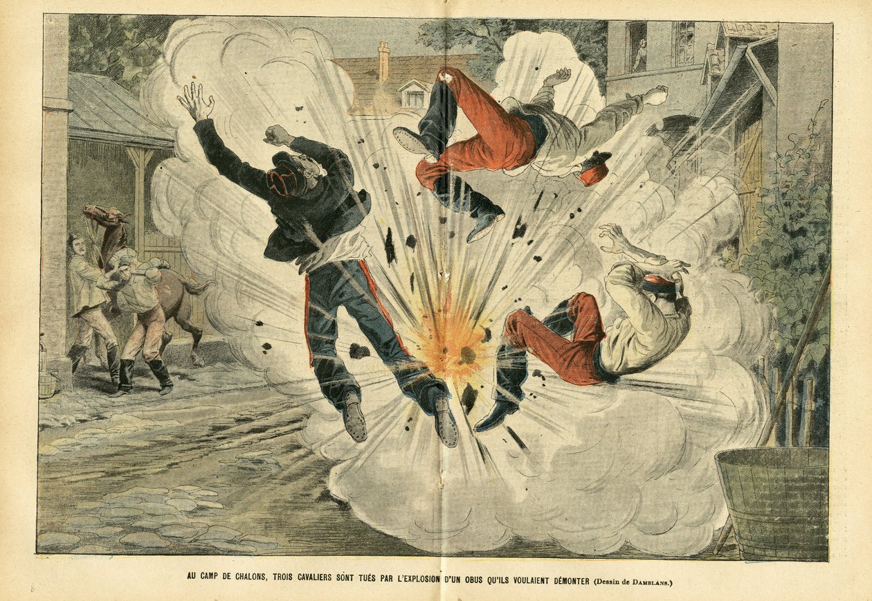 Illustration von Eugene Damblans (1865-1945) in Le Pelerin von Eugene Damblans