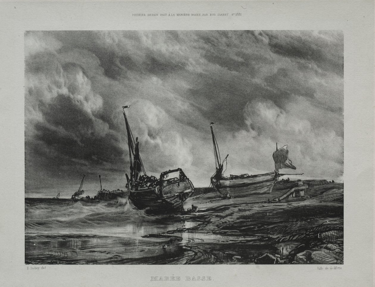Ebbe, 1831 von Eugene Isabey