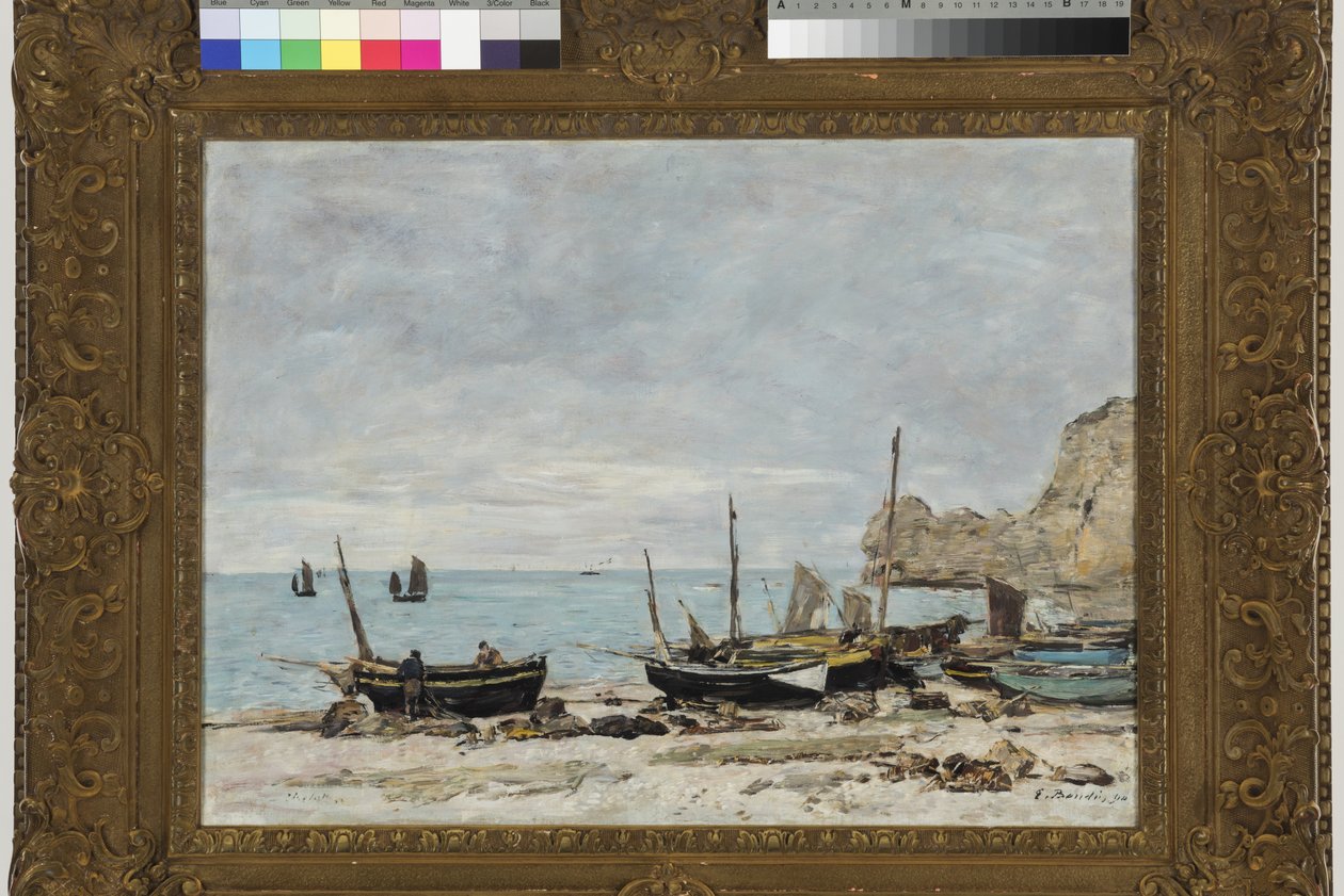 Étretat von Eugene Louis Boudin