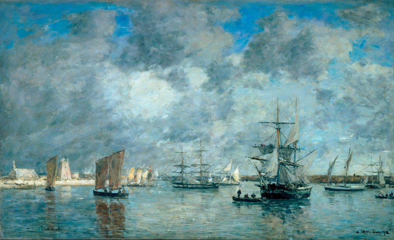 Hafen von Camaret-sur-Mer von Eugene Louis Boudin