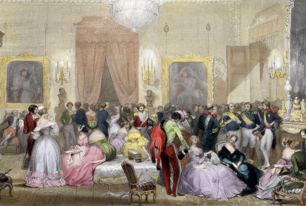 Abend im Haus der Herzöge von Orleans von Eugene Louis Lami