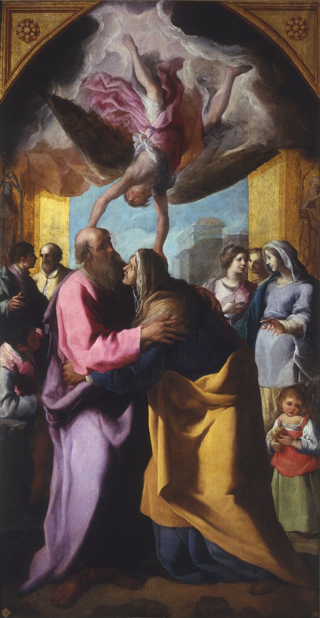 Die Umarmung an der Goldenen Pforte von Eugenio Caxes