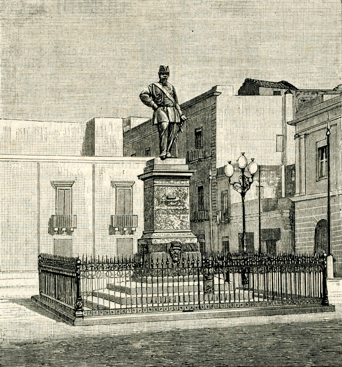 Denkmal für Vittorio Emanuele II (1820-1878), von Eugenio Maccagnani (1852-1930), Lecce, Apulien, Italien von Eugenio Maccagnani