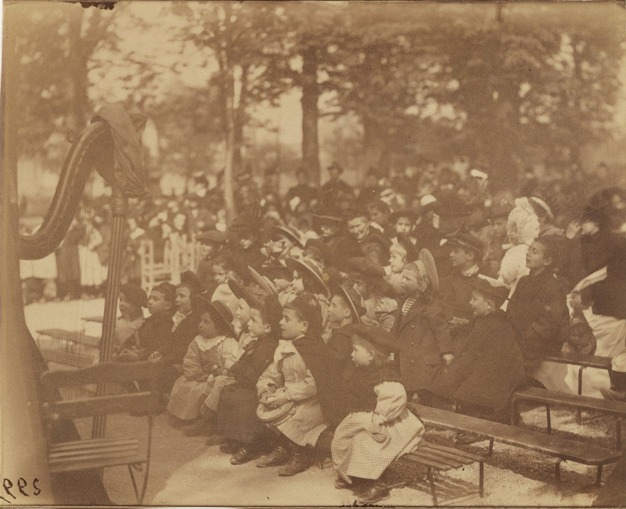 Guignol, Jardin du Luxembourg von Eugène Atget