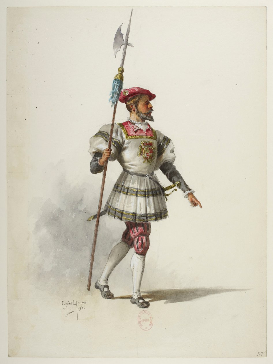 Henry VIII - Kostümentwürfe - Lacoste - 37. Kostüm von Eugene Lacoste