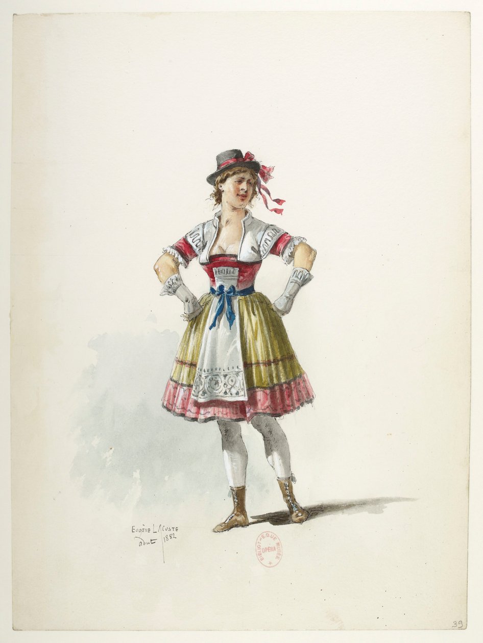 Henry VIII - Kostümentwürfe - Lacoste - 39. Kostüm von Eugene Lacoste