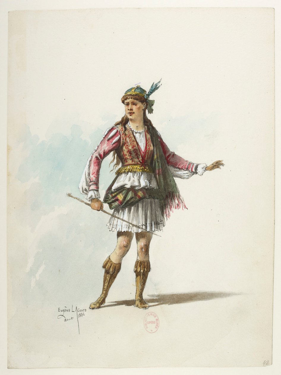 Henry VIII - Kostümentwürfe - Lacoste - 42. Kostüm von Eugene Lacoste