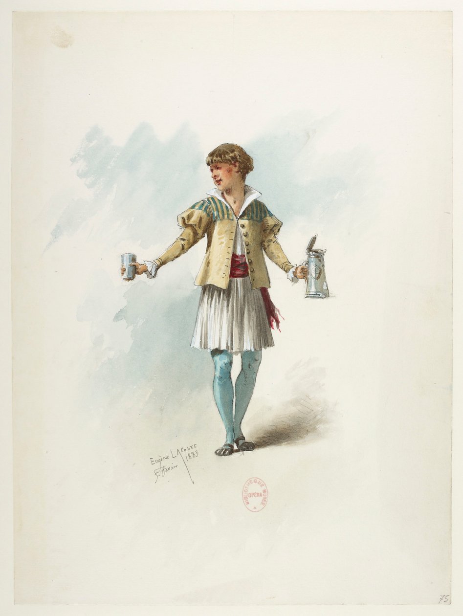 Henry VIII - Kostümentwürfe - Lacoste - 75. Kostüm von Eugene Lacoste