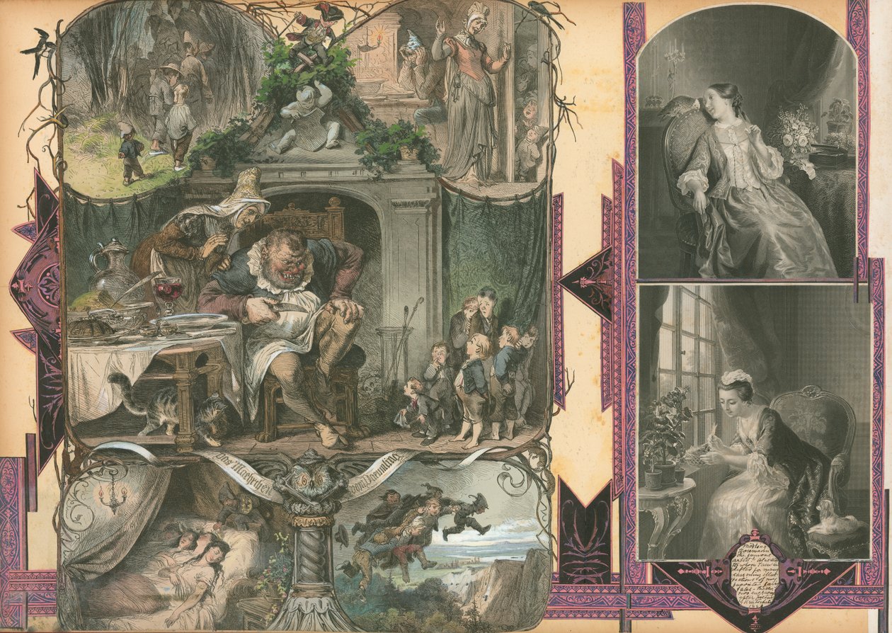 Seite aus Sammelsurium Band III von European School