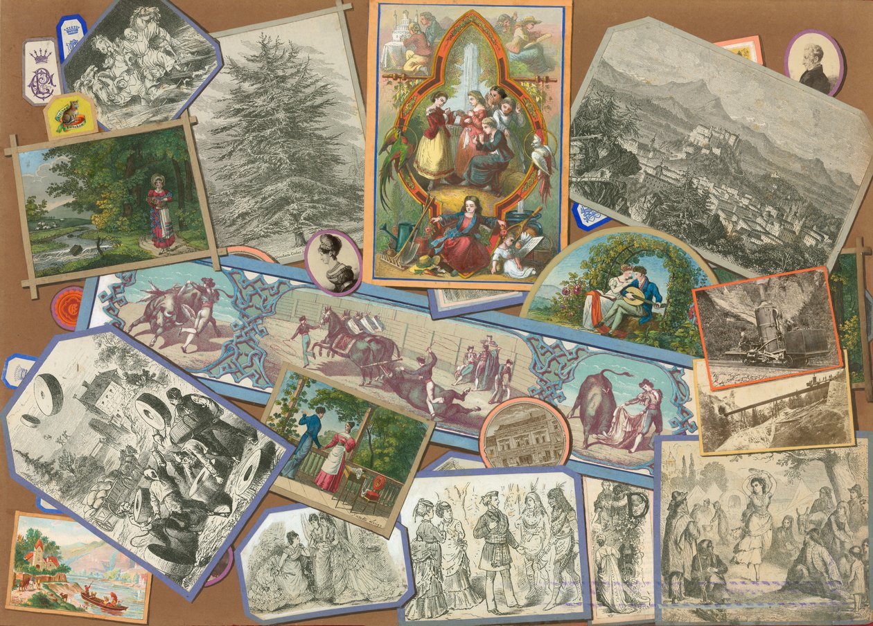 Seite aus Sammelsurium Band III von European School