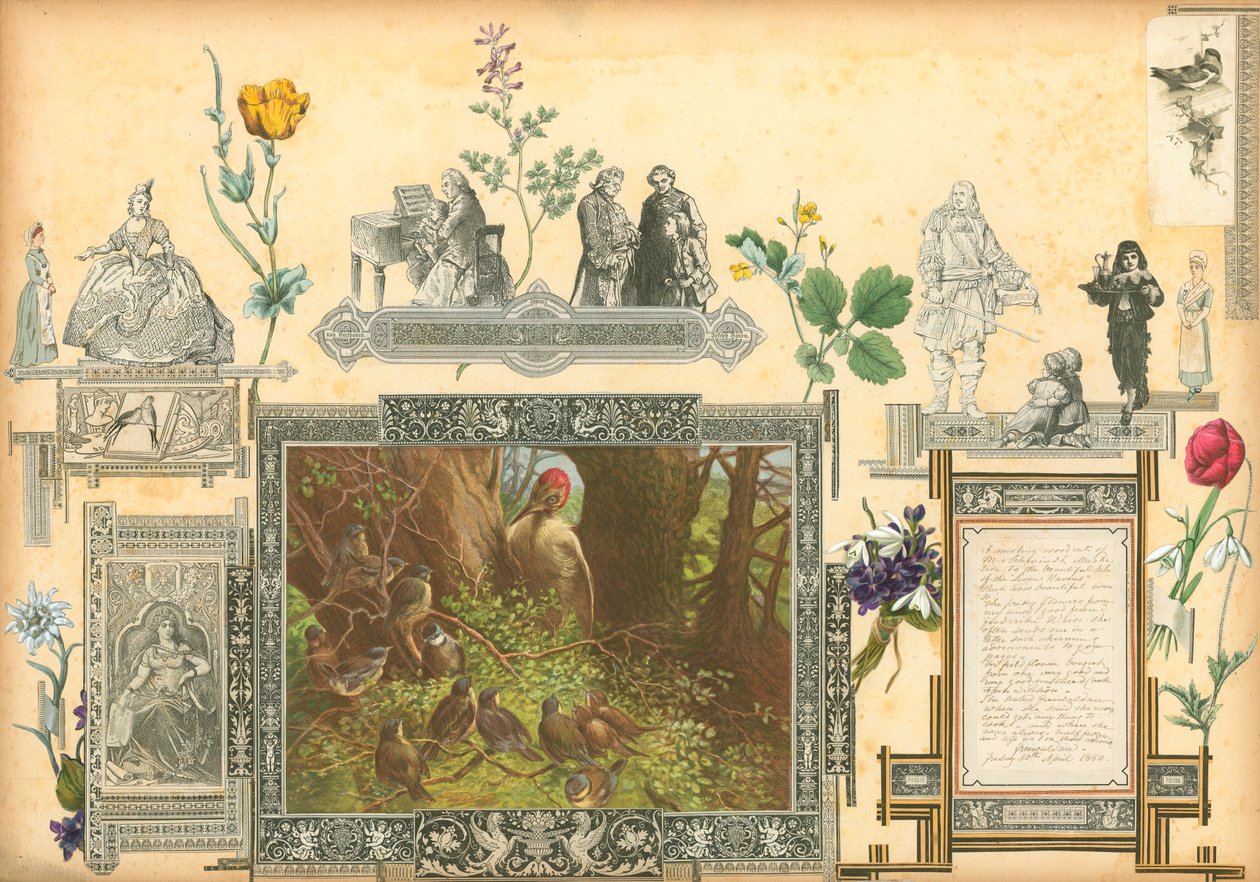 Seite aus Sammelsurium Band II von European School