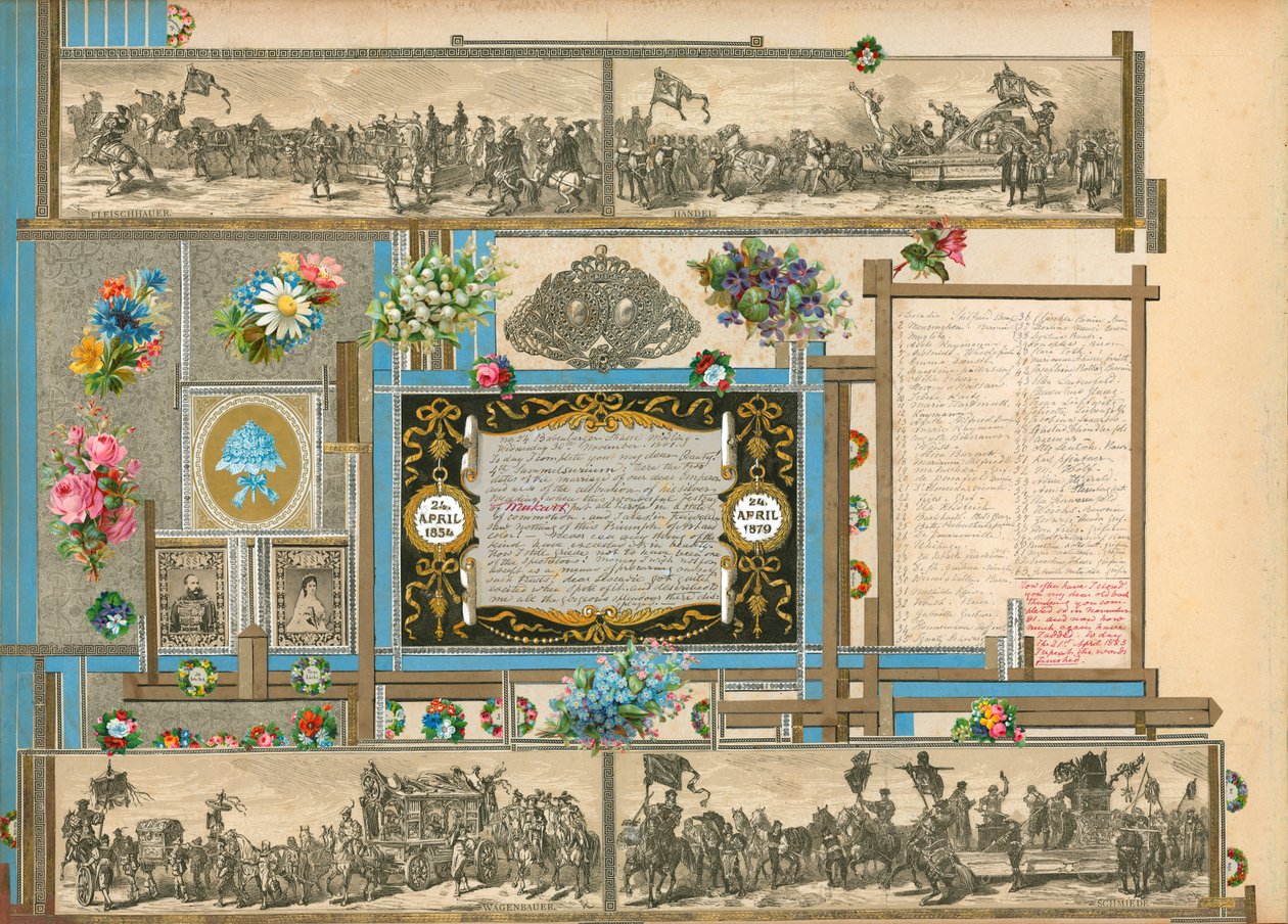 Seite aus Sammelsurium Band IV von European School