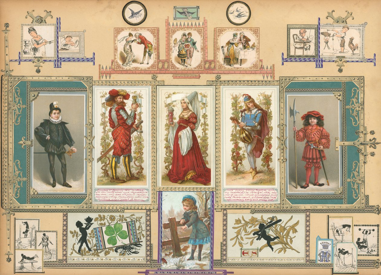 Seite aus Sammelsurium Band IX von European School