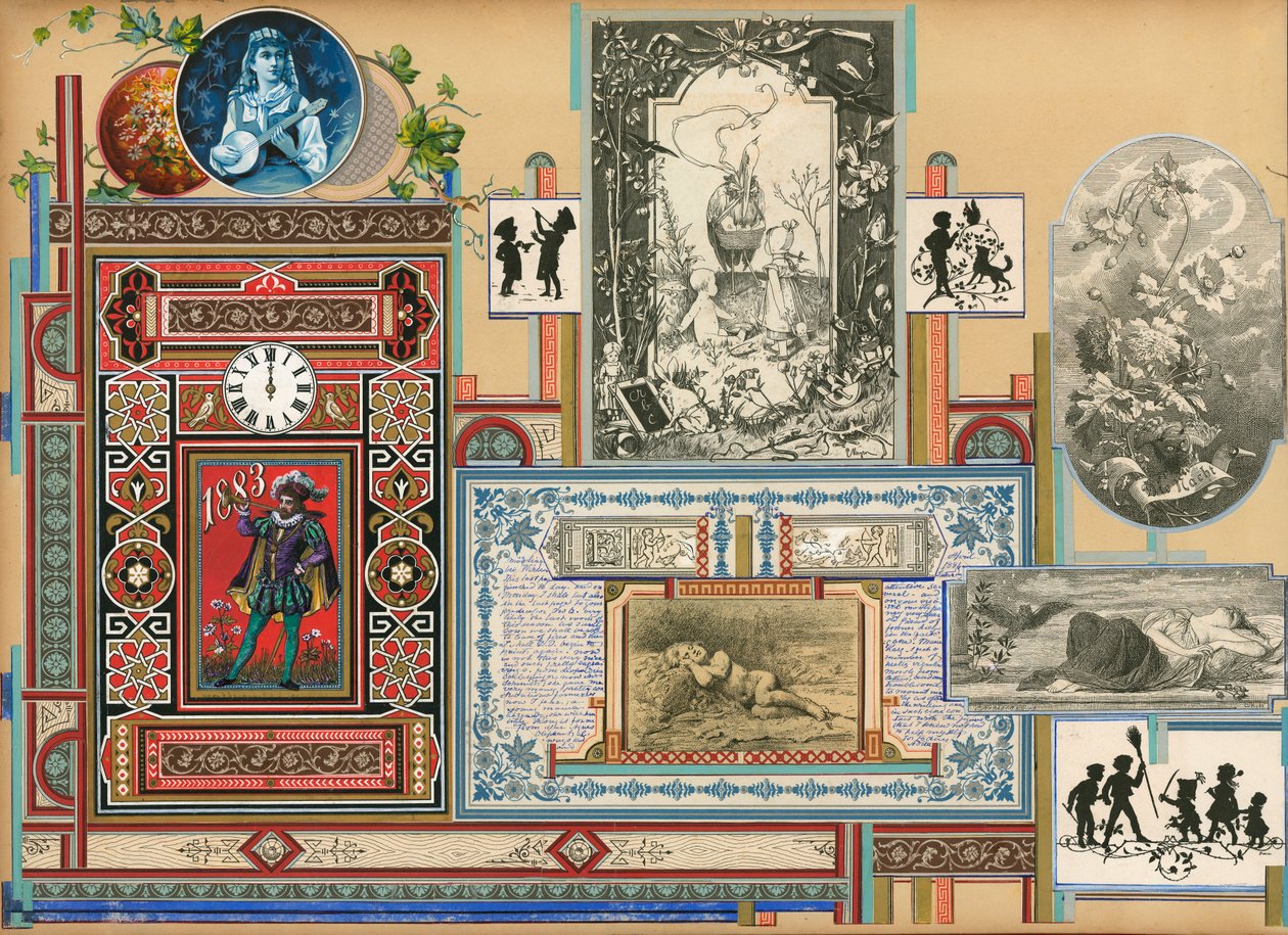 Seite aus Sammelsurium Band IX von European School