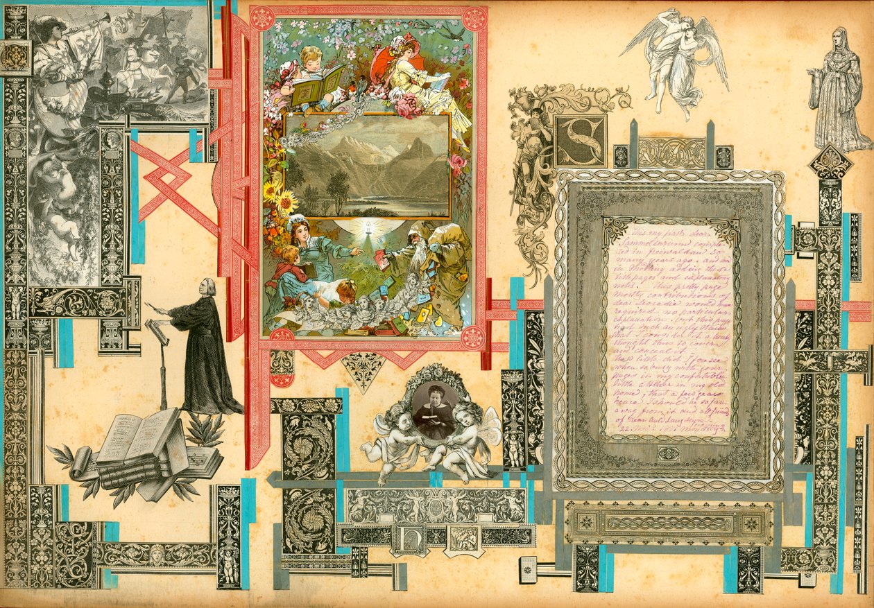 Seite aus Sammelsurium Band I von European School