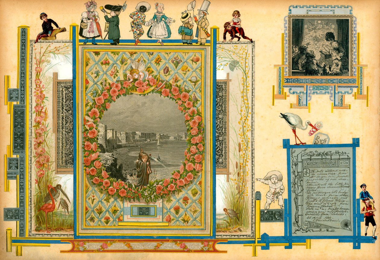 Seite aus Sammelsurium Band I von European School