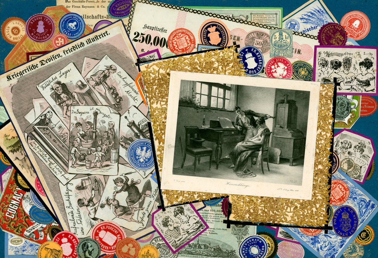 Seite aus Sammelsurium Band I von European School