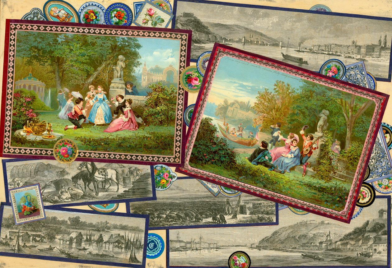 Seite aus Sammelsurium Band I von European School