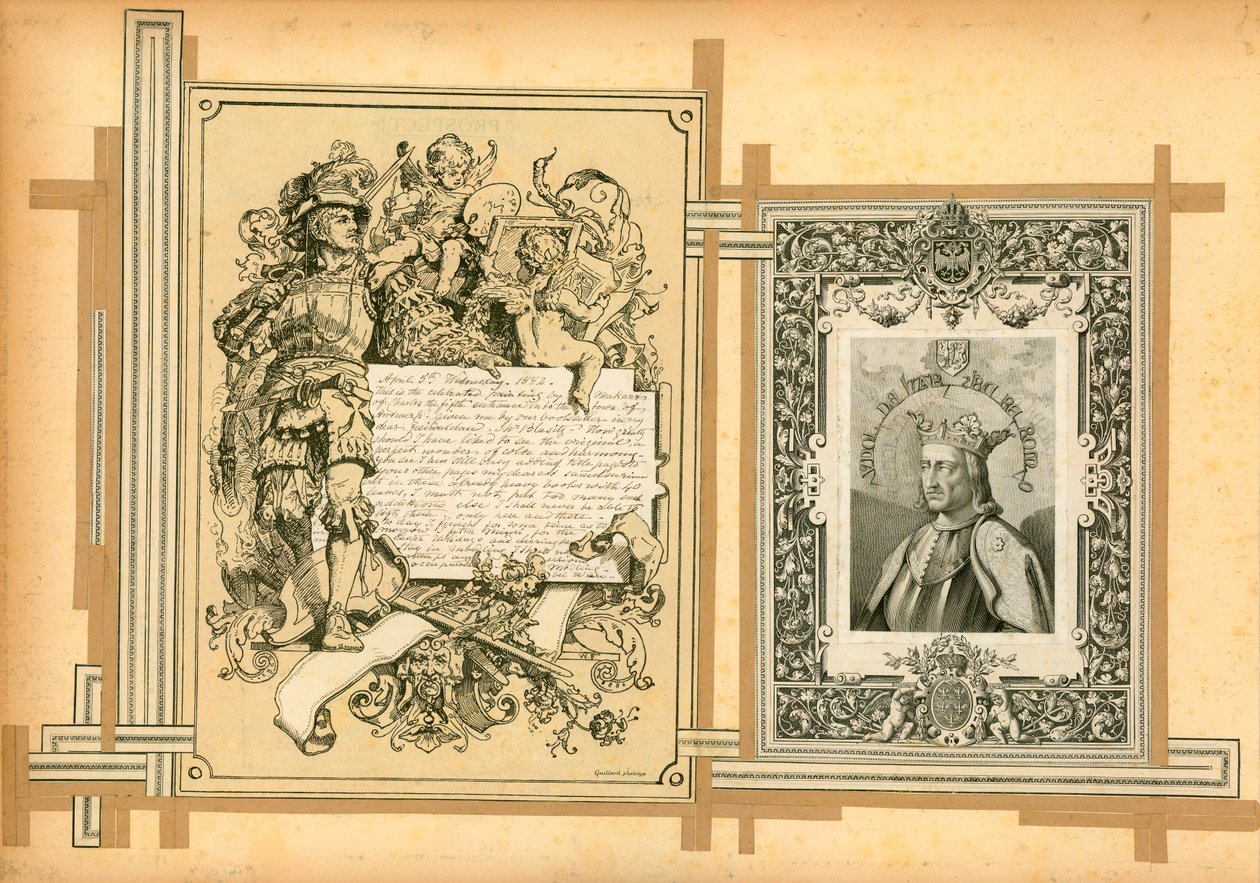 Seite aus Sammelsurium Band VIII von European School