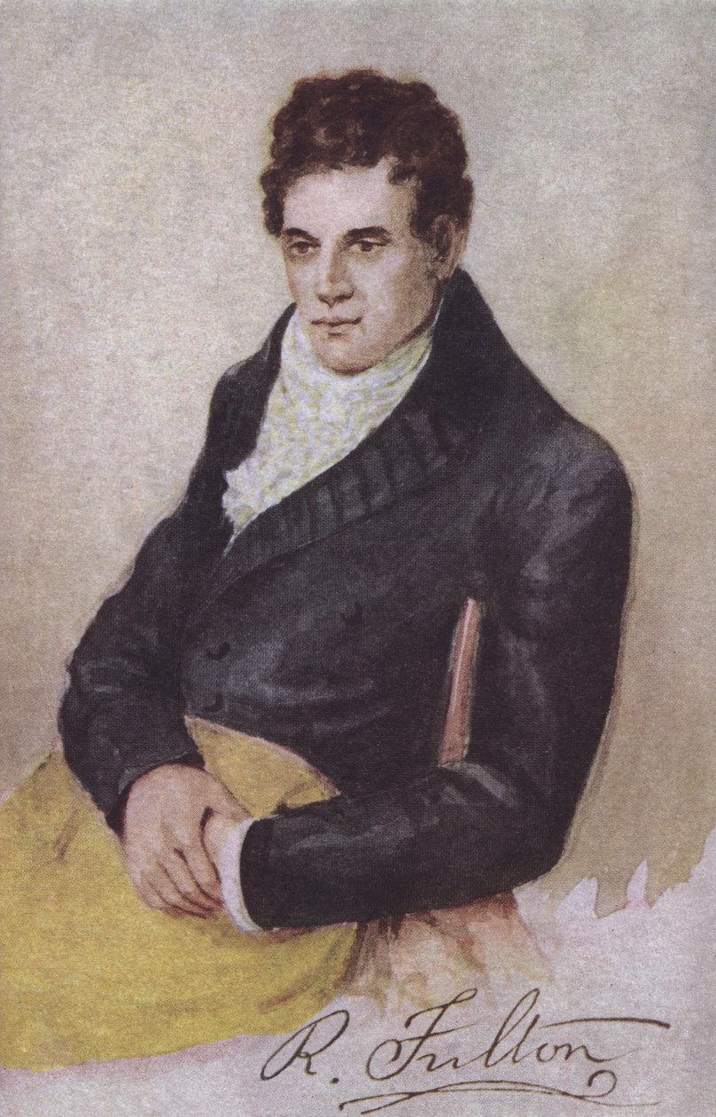 Robert Fulton, amerikanischer Ingenieur, Erfinder und Dampfschiffpionier von European School
