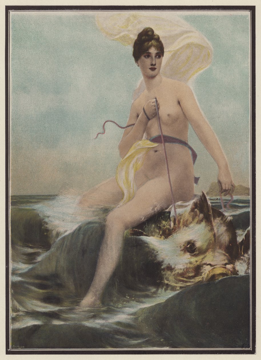 Thetis, Meeresnymphe aus der griechischen Mythologie von European School