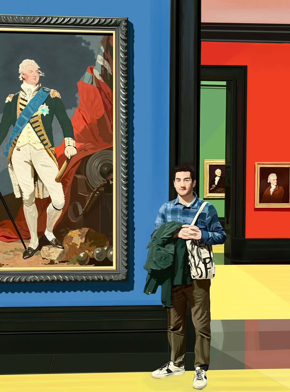 Emmitt, National Portrait Gallery, London, 2025 von Evan Sklar