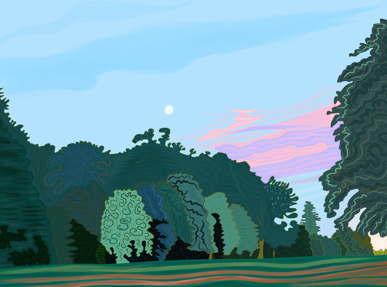 Hyde Park bei Morgengrauen von Evan Sklar
