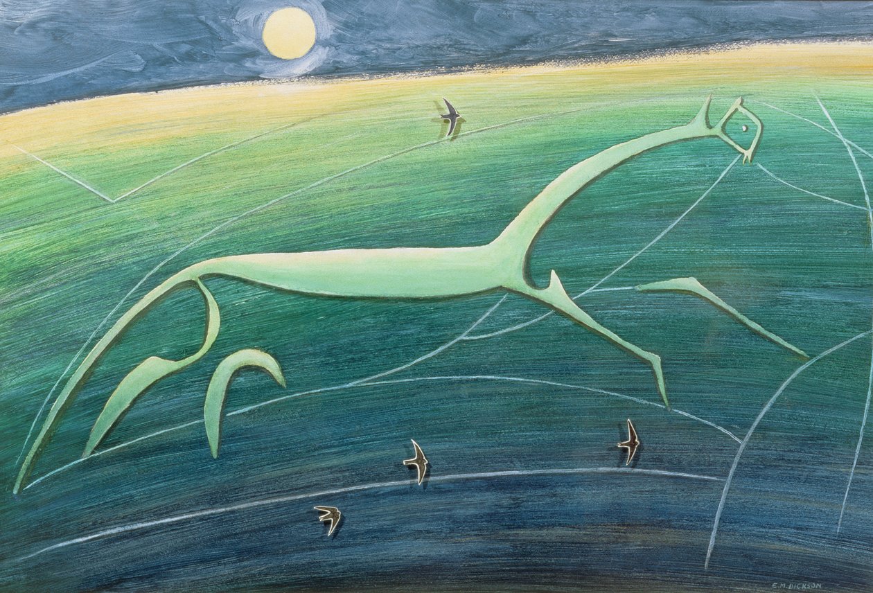 White Horse Hill, Uffington von Evangeline Dickson