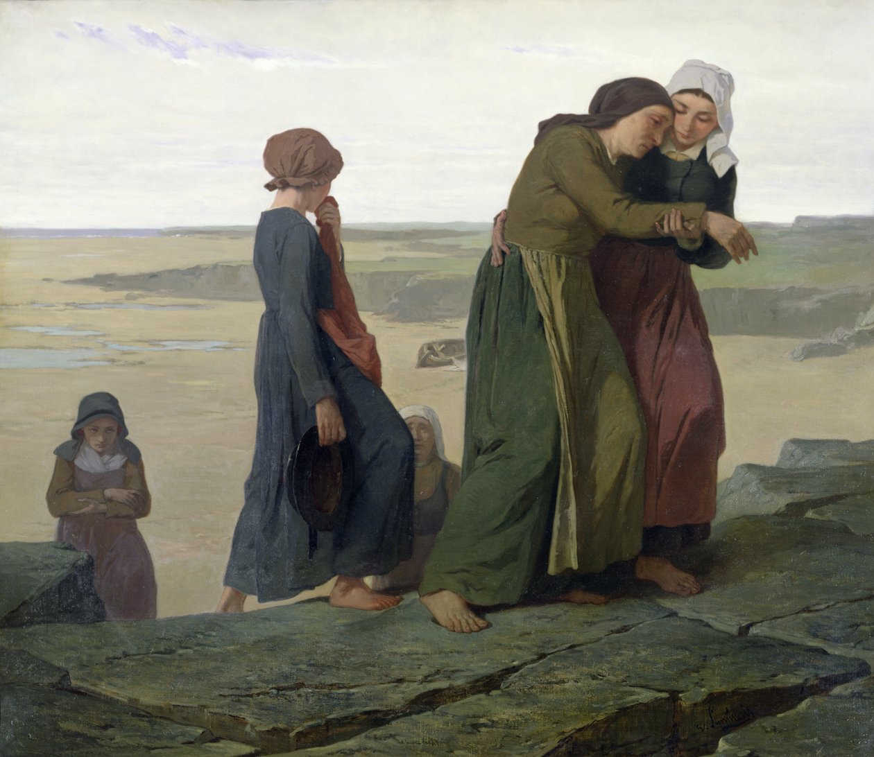 Die Witwe oder Die Familie des Fischers von Evariste Vital Luminais