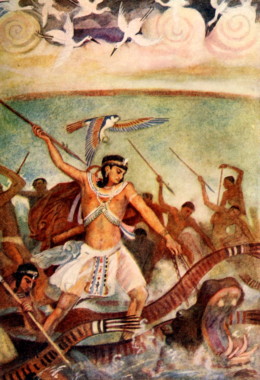 Horus im Kampf, 1915 von Evelyn Paul