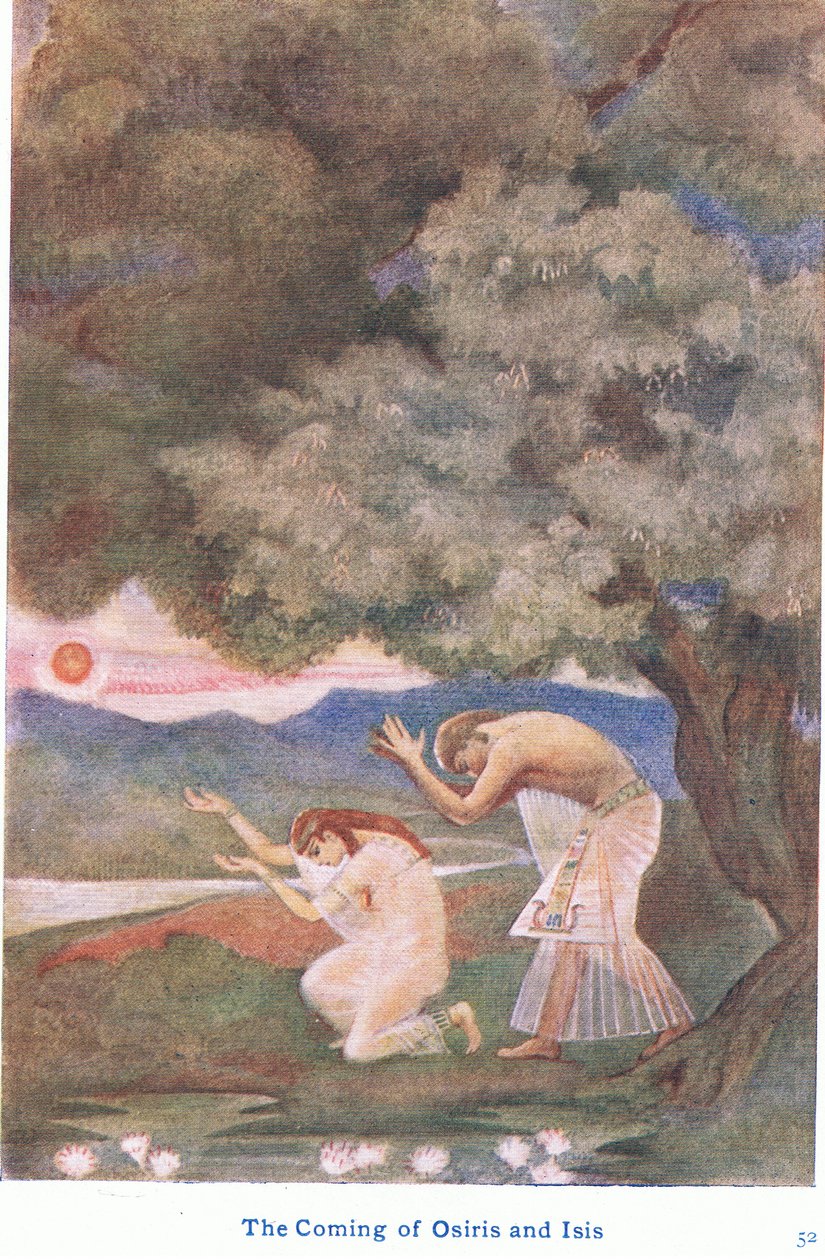 Das Kommen von Osiris und Isis von Evelyn Paul