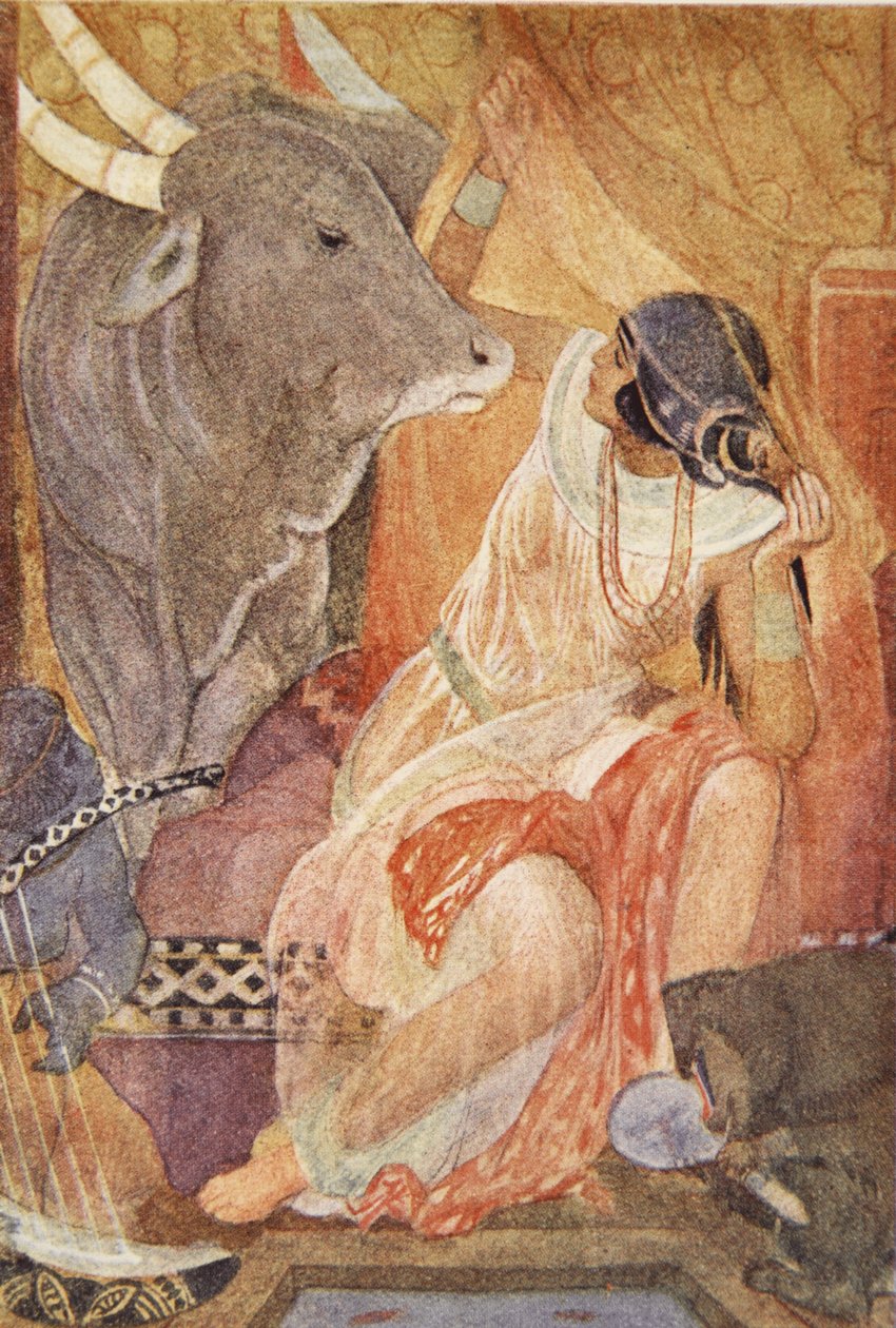 Der Verrat von Bitous Frau, Illustration aus 